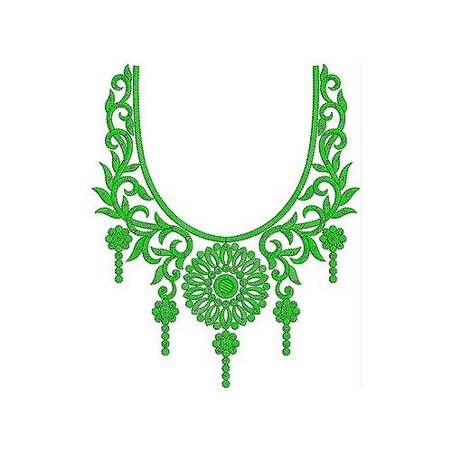 Gold Chamois Jilbab Fashion Sequin Embroidery Design