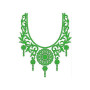 Gold Chamois Jilbab Fashion Sequin Embroidery Design