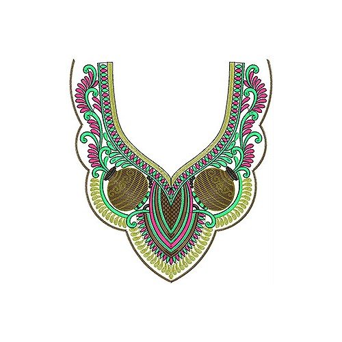 Fashion Jewelry Style Cording Arabian Neck Gala Embroidery Design