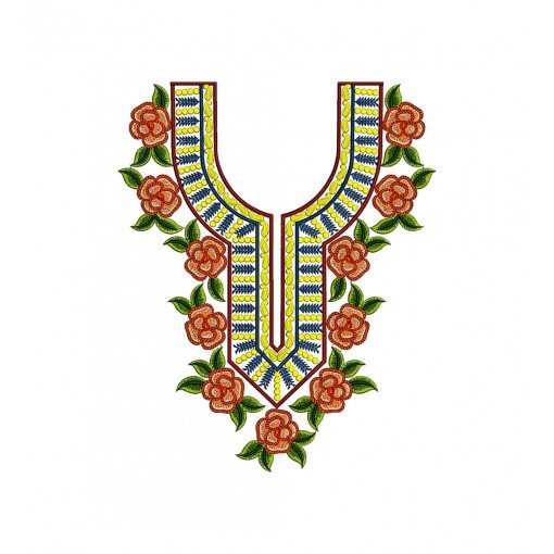 Norwegian Fashion Clothing Embroidery Design