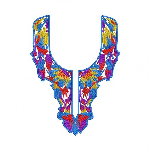 Norwegian Clothing Fashion Embroidery Design