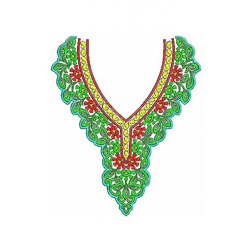 Modern Arabian Clothing Embroidery Design