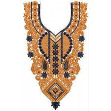 Churidar Neck Embroidery Work