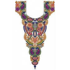 New Neck Embroidery Design 30160