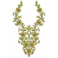 New Neck Embroidery Design 30251