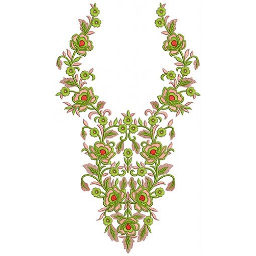 New Neck Embroidery Design 30251