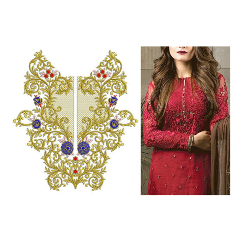 New Neck Embroidery Design 30266