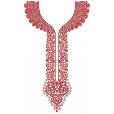 New Neck Embroidery Design 30286