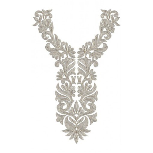 New Neck Embroidery Design DST 25927