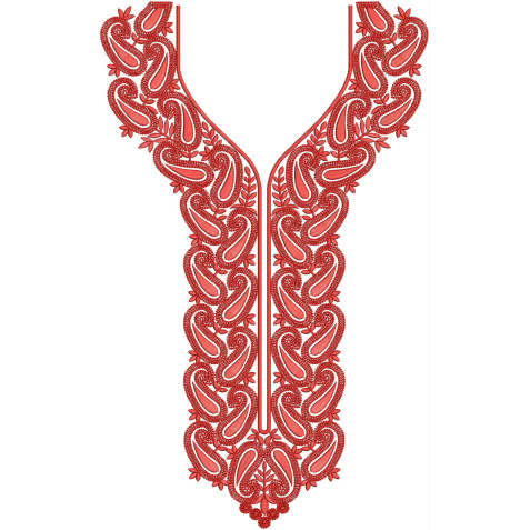 New Neck Embroidery Design 30377