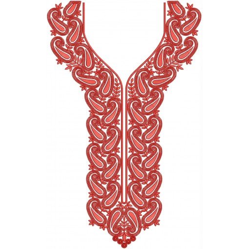 New Neck Embroidery Design 30377