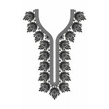 New Neck Embroidery Design 30386
