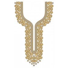 New Neck Embroidery Design 30389
