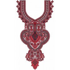 New Neck Embroidery Design 30447
