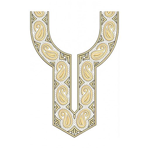  Neck Embroidery Design 30449