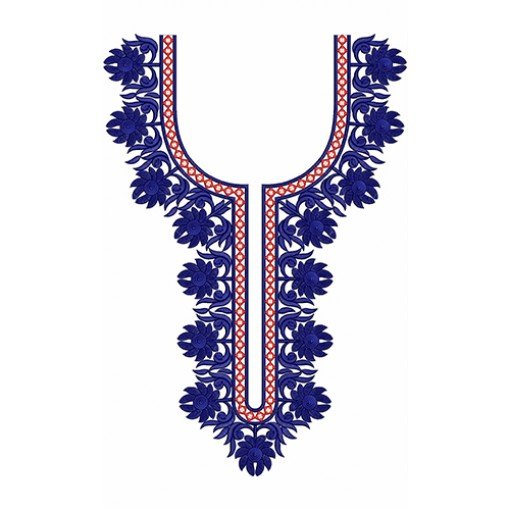 New Neck Embroidery Design 30479