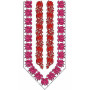 Simple Jalabiya Neck Yoke Gala Embroidery Design