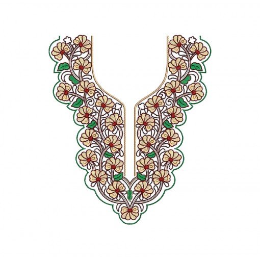 Elegant Motif Embroidery Design