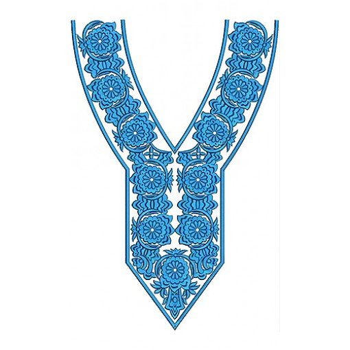 Floral Mesh Tee Front Embroidery Design Floral Mesh Tee Front Embroidery Design