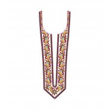 Arabian Jalabiya Caftan Designer Yoke Gala Embroidery Design