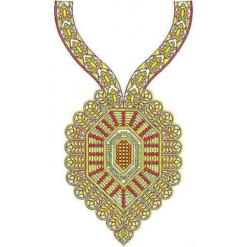 Crimson Designer Dress Embroidery Design Crimson Designer Dress Embroidery Design