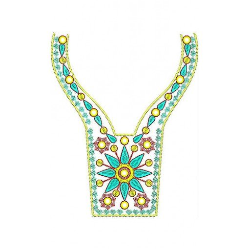 Fall Style Mexican Fashion Neck Embroidery Design Fall Style Mexican Fashion Neck Embroidery Design