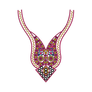 Designer Dress Neck Embroidery Designs