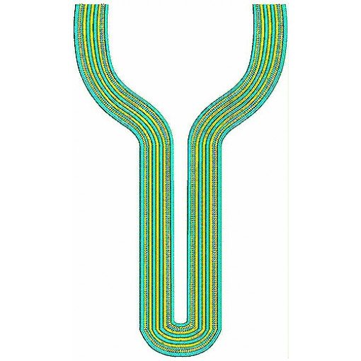 Latest Jalabiya Bold Line Neck Embroidery Design Latest Jalabiya Bold Line Neck Embroidery Design