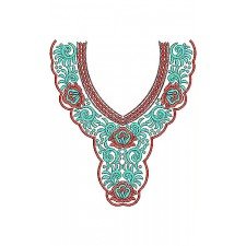 Khaleeji Style Neck Yoke Gala Embroidery Design Khaleeji Style Neck Yoke Gala Embroidery Design