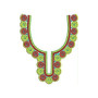 Hot Cute Beautiful Jalabiya Kaftan Neck Embroidery Design