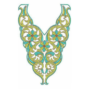 Bohemian Fashion Bead Top Blouse Embroidery Design