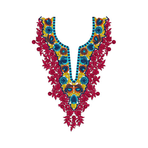 Impressive Fancy Kaftan Jalabiya Abaya Embroidery Design