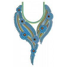 Beautiful Neck Machine Embroidery 3704 Beautiful Neck Machine Embroidery 3704