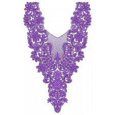 Cotton Fabric Neck Yoke Gala Embroidery Design Cotton Fabric Neck Yoke Gala Embroidery Design