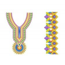 Marvellous Diamond Pattern Neck Design Marvellous Diamond Pattern Neck Design