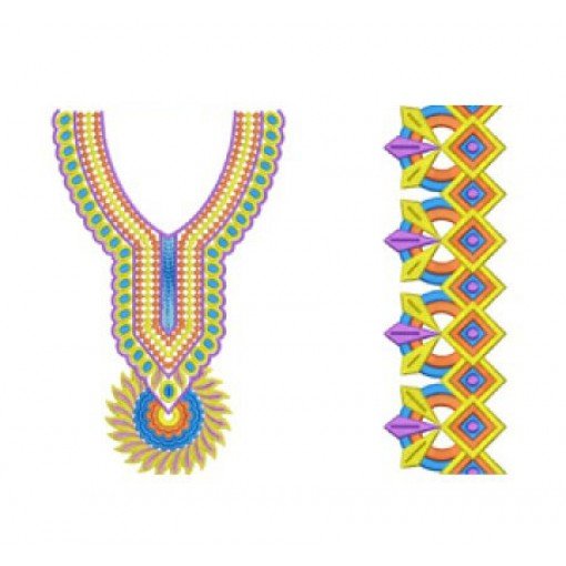 Marvellous Diamond Pattern Neck Design Marvellous Diamond Pattern Neck Design