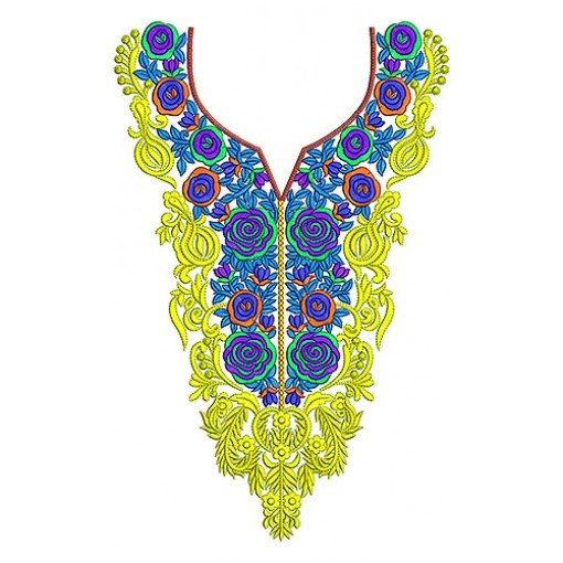 Lovely Look Hijab Caftan Embroidery Neck Design Lovely Look Hijab Caftan Embroidery Neck Design