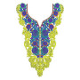 Lovely Look Hijab Caftan Embroidery Neck Design