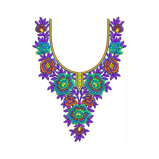 Fancy High Neck Embroidery Design Fancy High Neck Embroidery Design