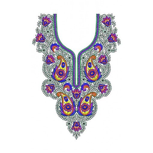 Glamorous Heavy Kashmiri Embroidery Neck Design Glamorous Heavy Kashmiri Embroidery Neck Design