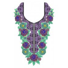 High Quality Tulle Embroidery Neck Design High Quality Tulle Embroidery Neck Design