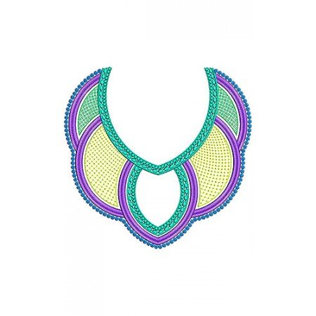 Boho Gypsy Embroidery Neck Design