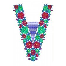 Fashion Future Embroidery V Neck Design Fashion Future Embroidery V Neck Design