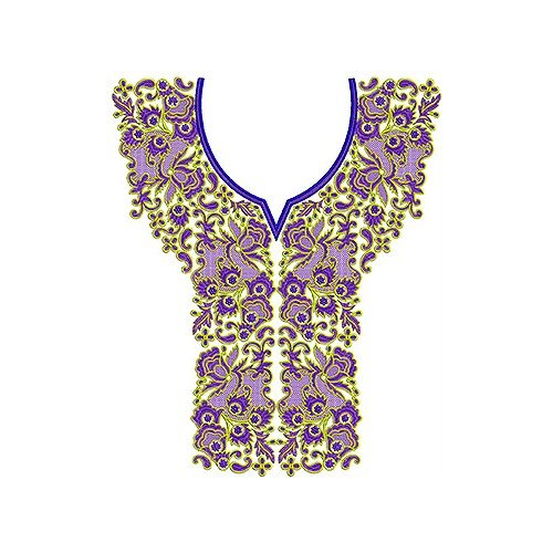 Ukraine Summer Wear Fashion Neck Embroidery Design