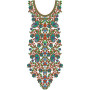 Brilliance Fabric Designer Neck Embroidery Design