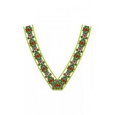 Awesome V Neck Embroidery Design Awesome V Neck Embroidery Design