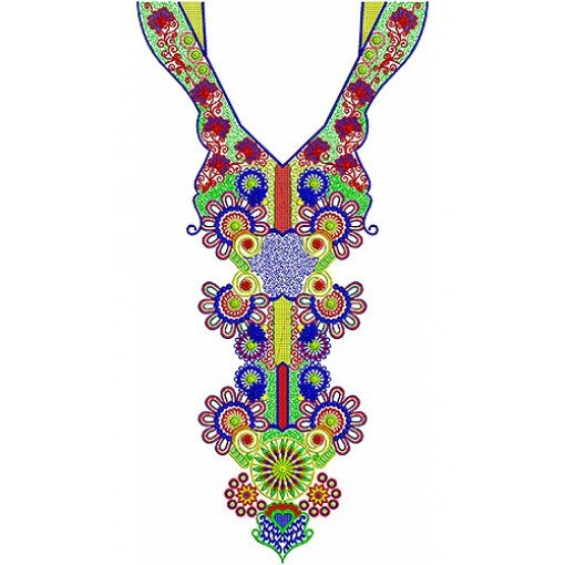 Charming Dresses Embroidery Neck Design