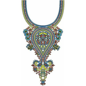 Sindhi Neck Embroidery Design
