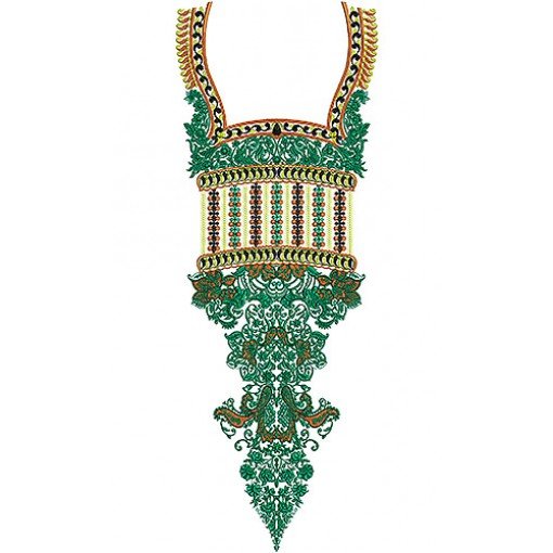 Tunisian Dress Boat Neck Embroidery Design Tunisian Dress Boat Neck Embroidery Design