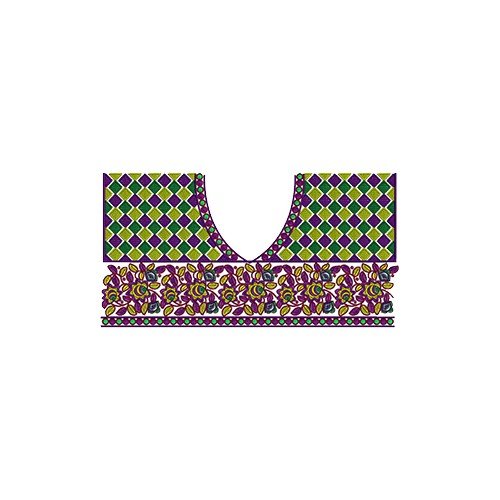 Bohemian Dress | Embroidery Neck Design